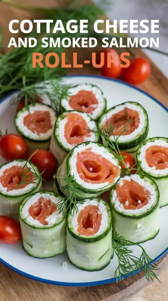 Delicious Cottage Cheese and Smoked Salmon Roll-Ups