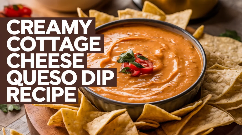 Creamy Cottage Cheese Queso Dip Recipe