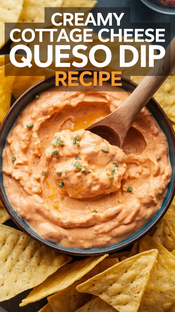 Creamy Cottage Cheese Queso Dip Recipe