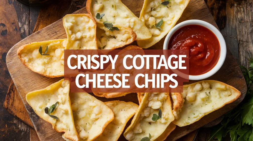 Crispy Cottage Cheese Chips