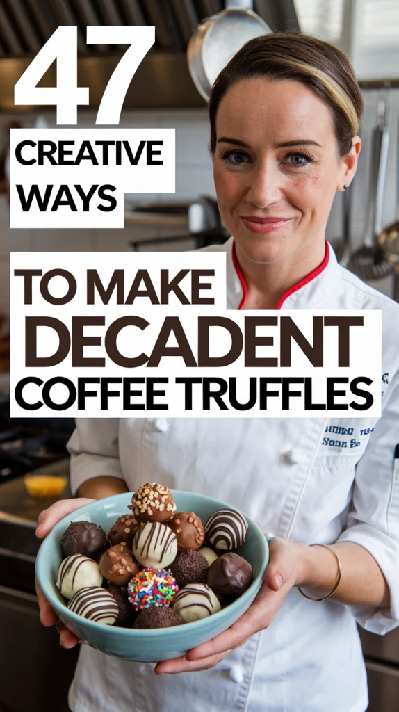 47 Creative Ways to Make Decadent Coffee Truffles