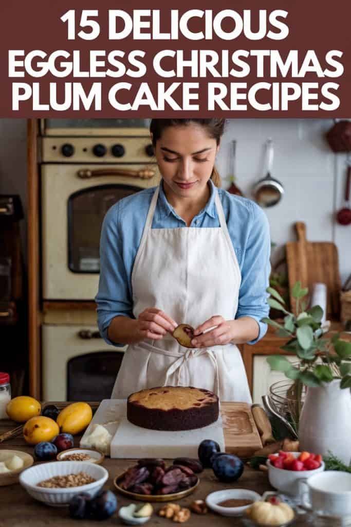 Delicious Eggless Christmas Plum Cake Recipes to Try