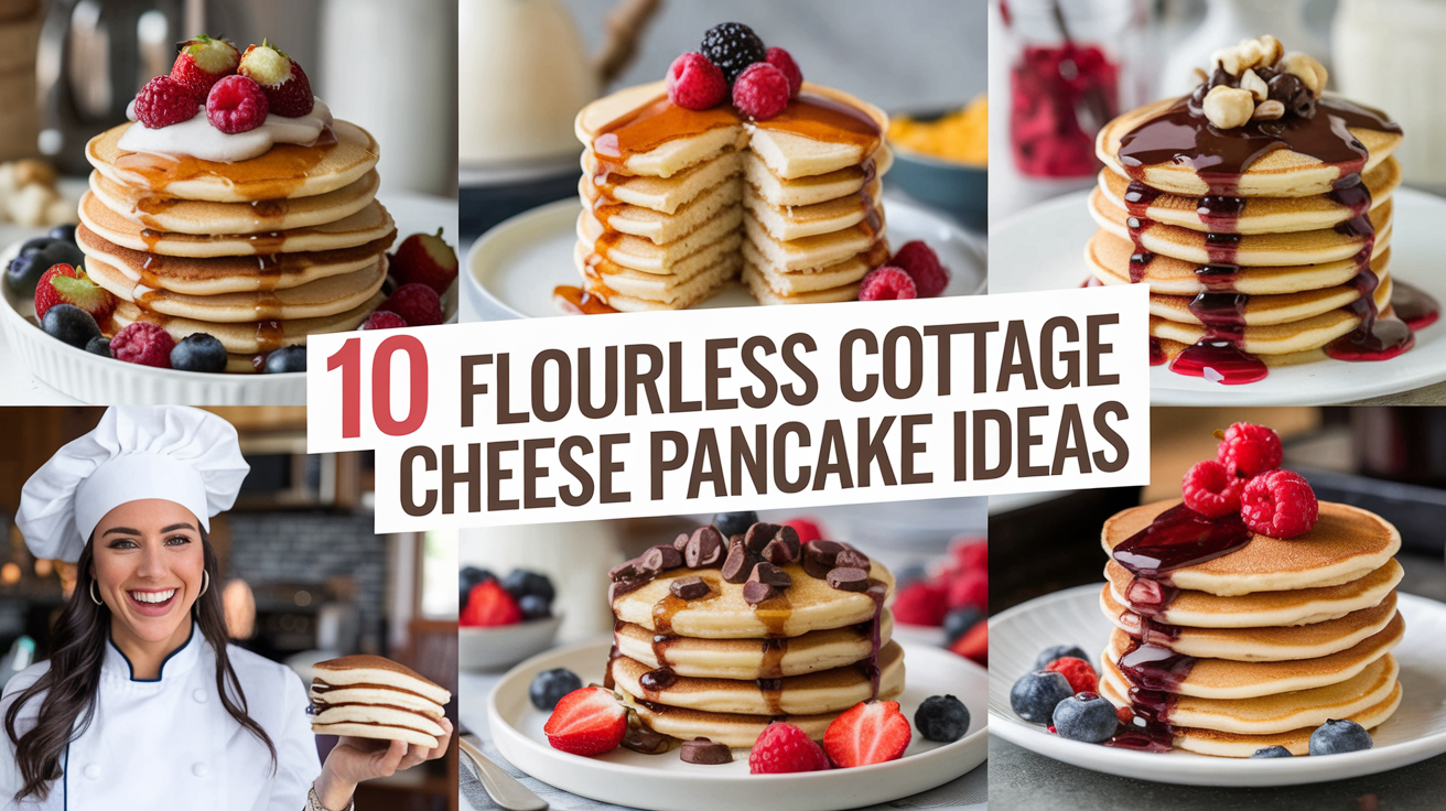 Flourless Cottage Cheese Pancake