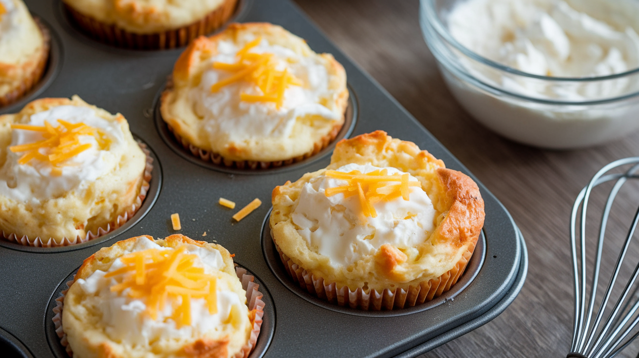 Fluffy Cottage Cheese Egg Muffins