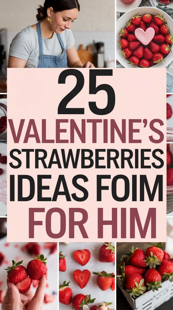 Creative Valentine's Strawberry Ideas for Him