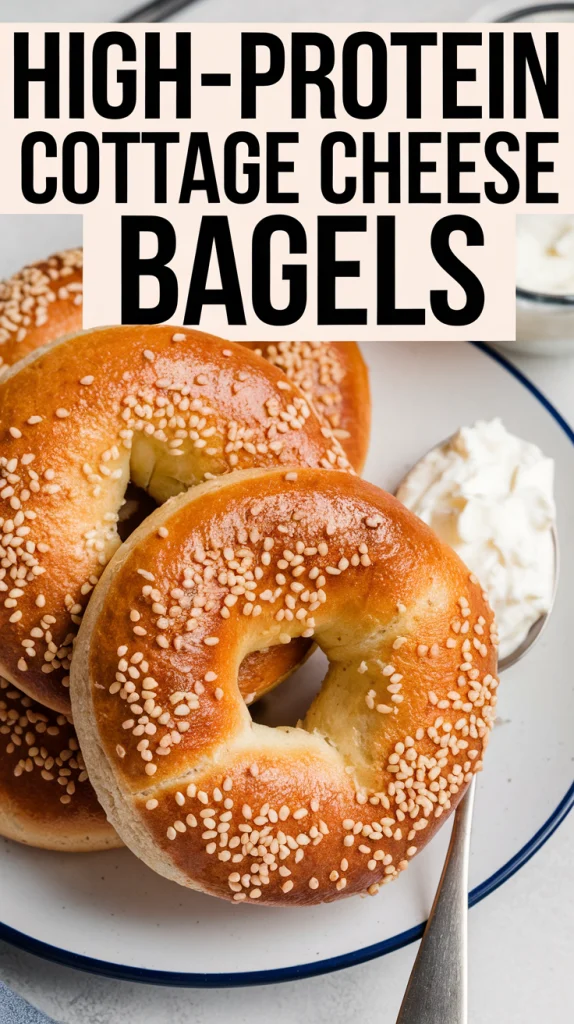 High-Protein Cottage Cheese Bagels