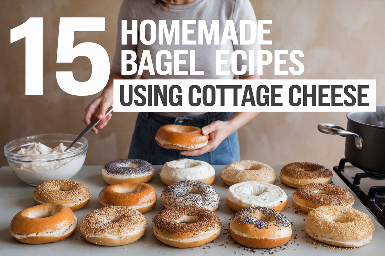 Homemade Bagel Recipes with Cottage Cheese