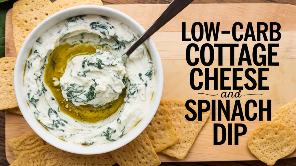 Low-Carb Cottage Cheese and Spinach Dip