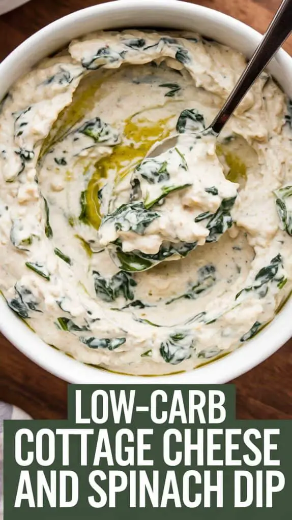 Low-Carb Cottage Cheese and Spinach Dip