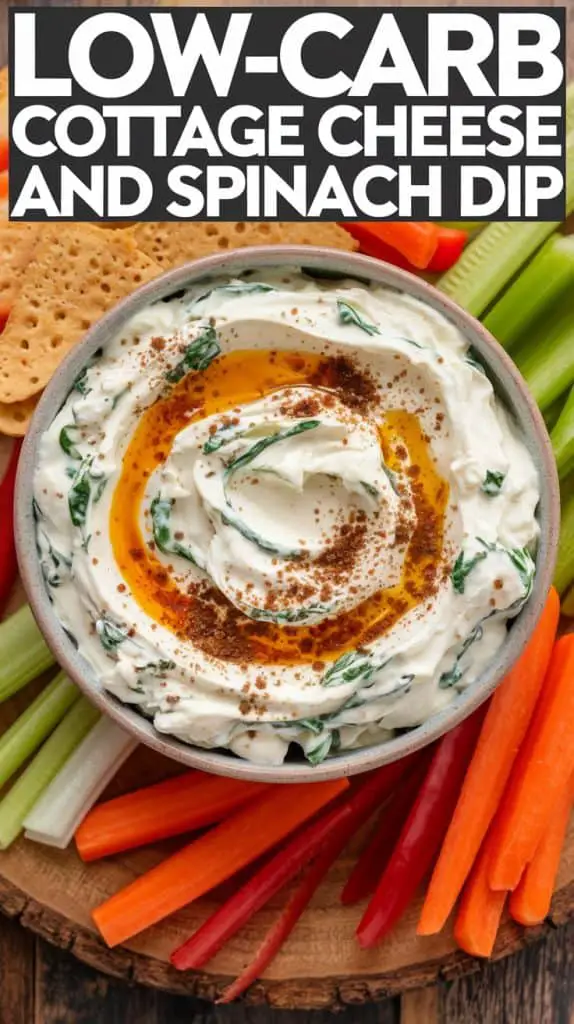 Low-Carb Cottage Cheese and Spinach Dip