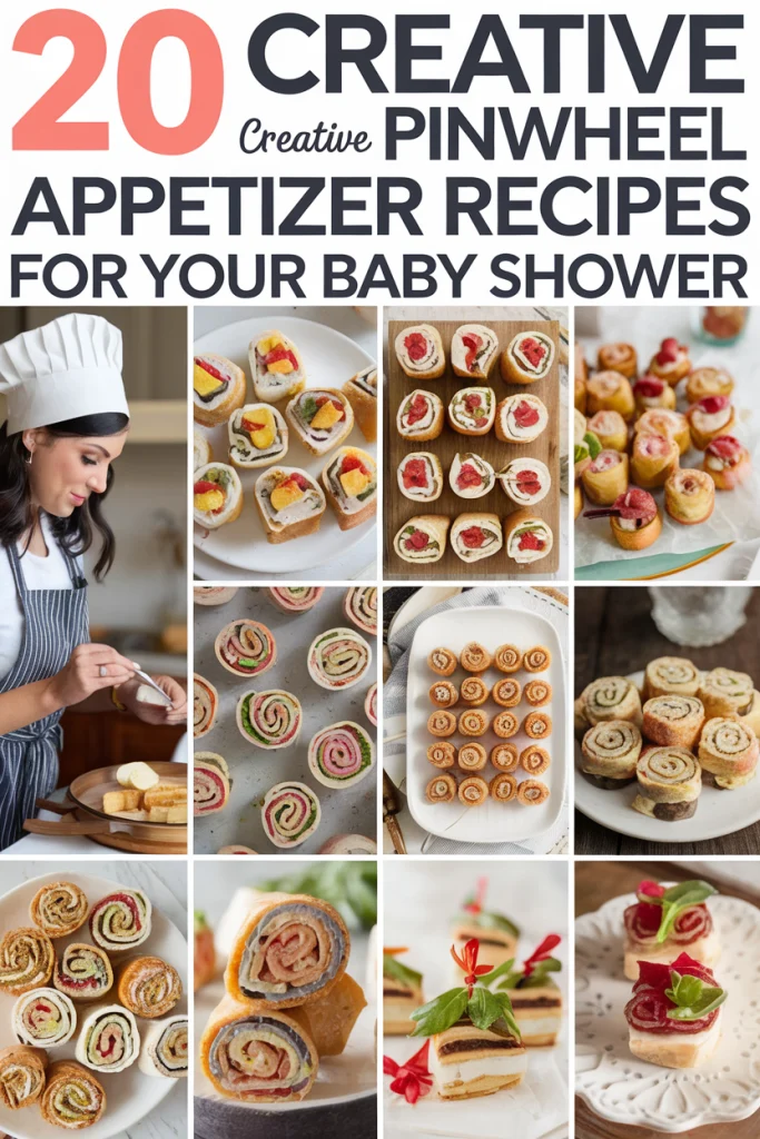 Pinwheel Appetizer Recipes for Your Baby Shower 