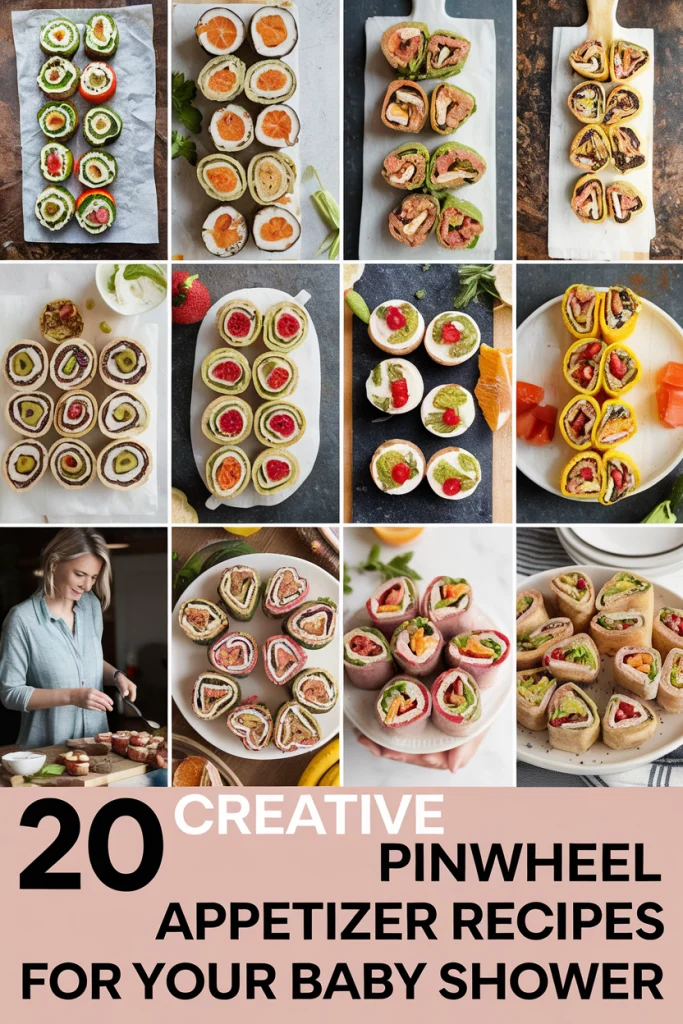 Pinwheel Appetizer Recipes for Your Baby Shower 