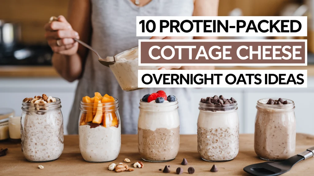 Delicious Protein-Packed Cottage Cheese Overnight Oats Recipes