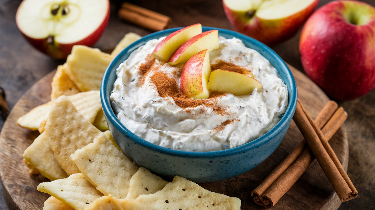 Protein-Packed Cottage Cheese and Cinnamon Apple Dip