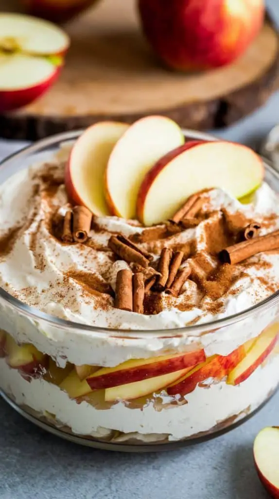 Protein-Packed Cottage Cheese and Cinnamon Apple Dip