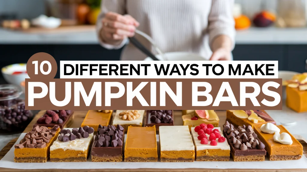 Pumpkin Bar Varieties