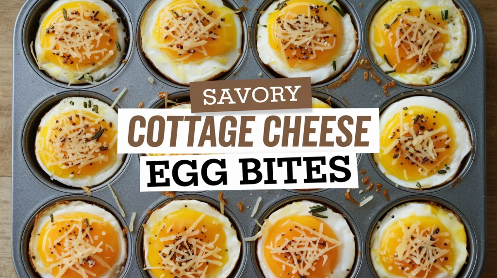 Savory Cottage Cheese Egg Bites