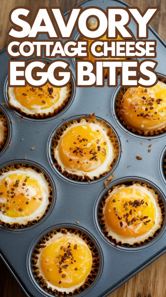 Savory Cottage Cheese Egg Bites