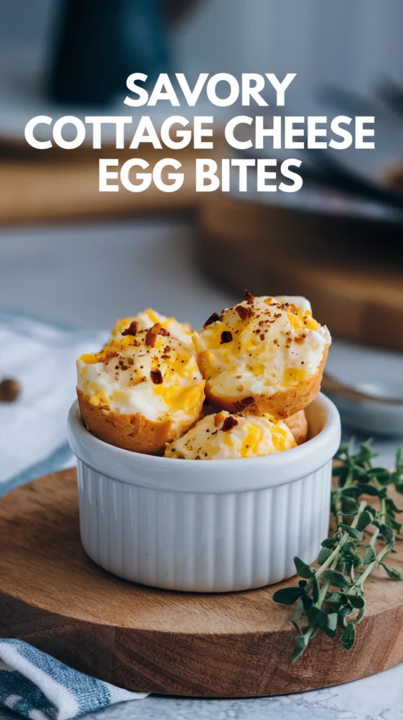 Savory Cottage Cheese Egg Bites