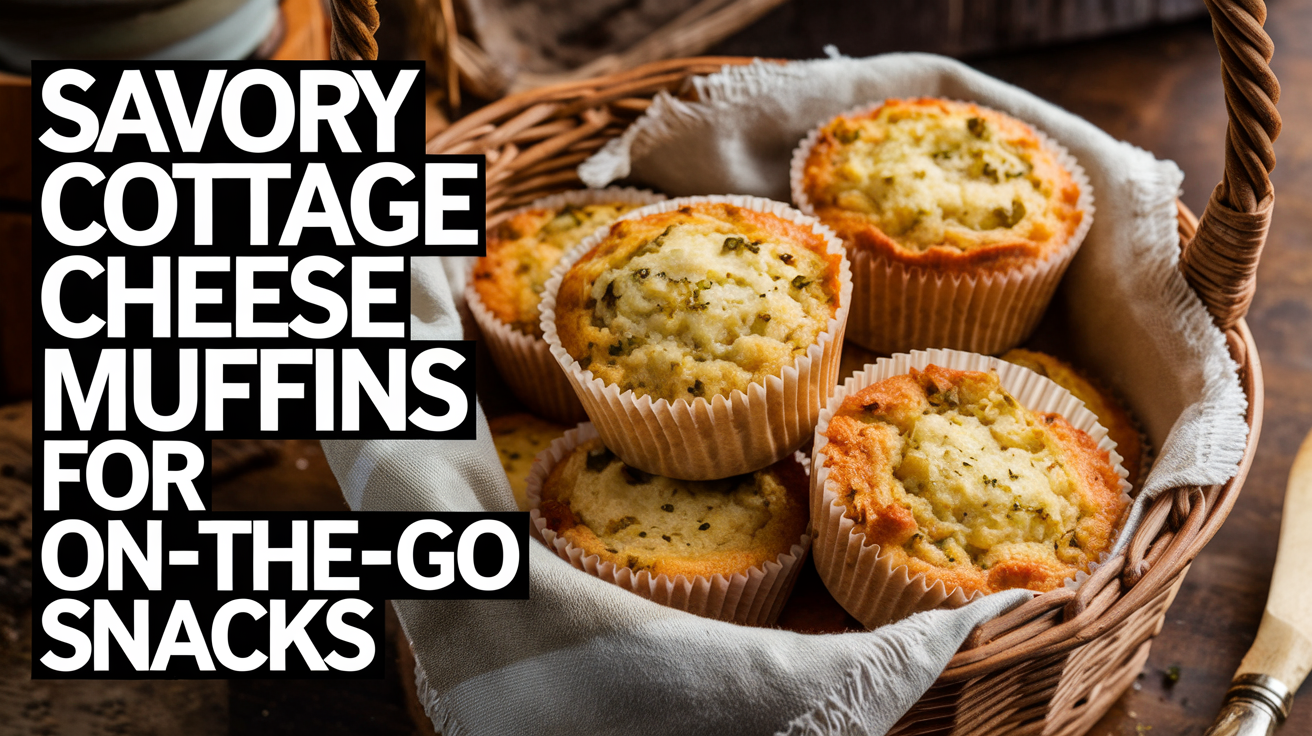 Savory Cottage Cheese Muffins for On-the-Go Snacks