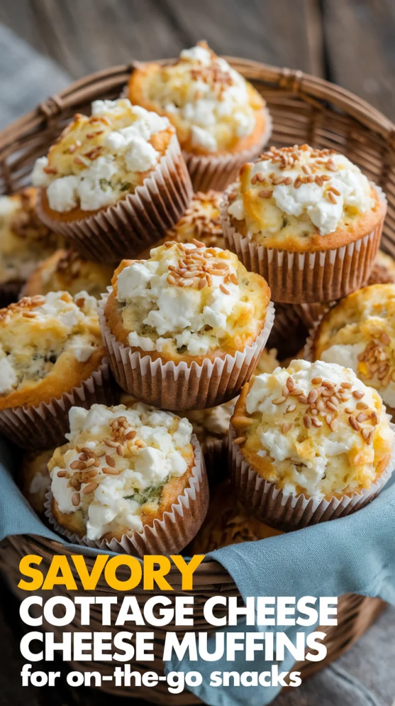 Savory Cottage Cheese Muffins for On-the-Go Snacks