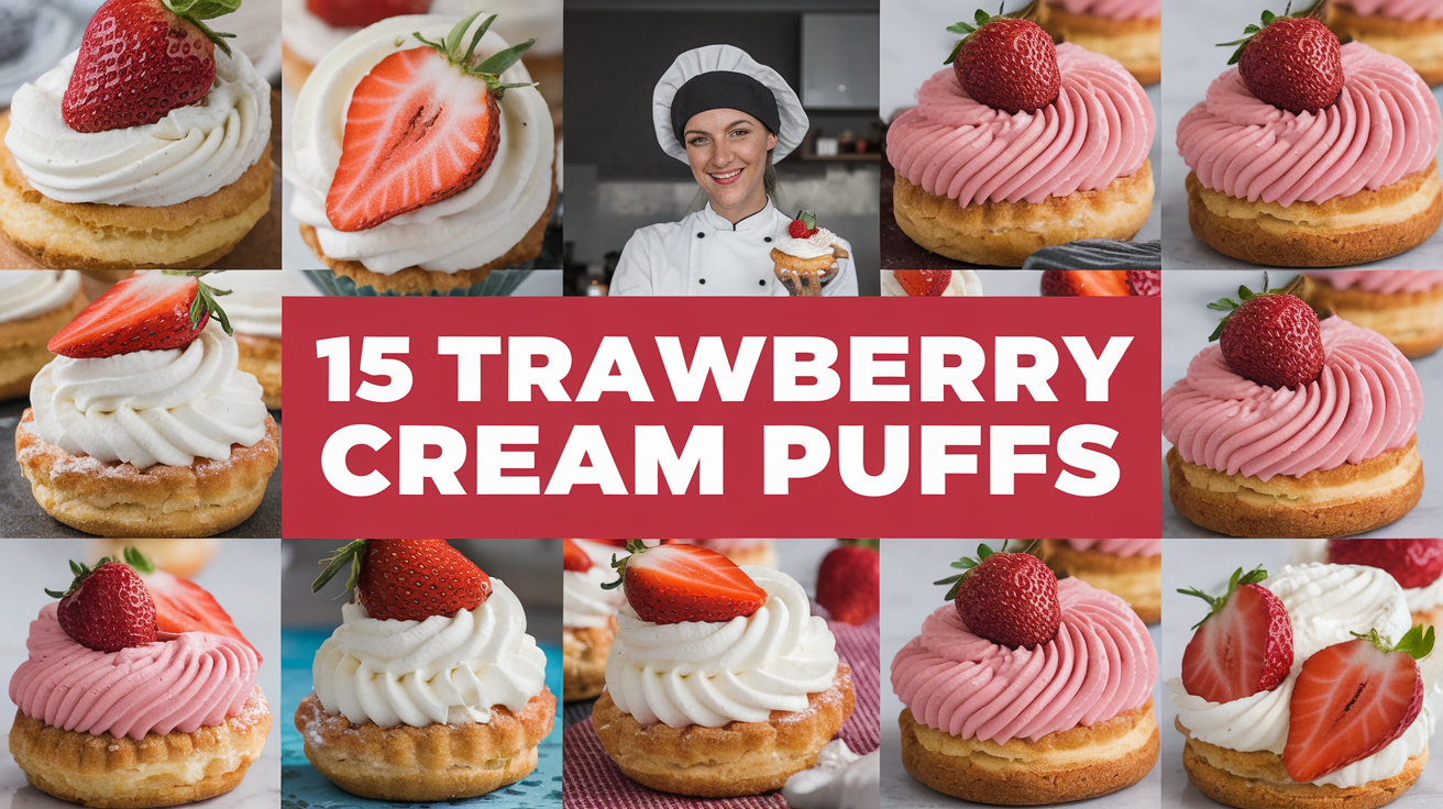 Strawberry Cream Puff Recipes