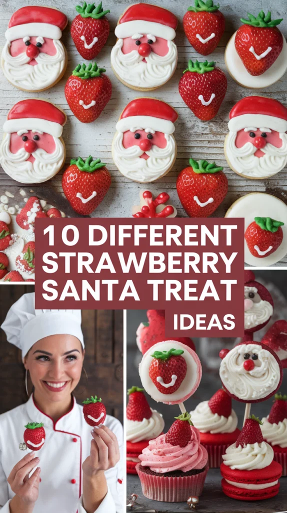 Get ready to add a festive touch to your holiday desserts with these 10 fun variations of Strawberry Santa Treats! These delightful treats are perfect for parties, gifts, or just a sweet snack at home