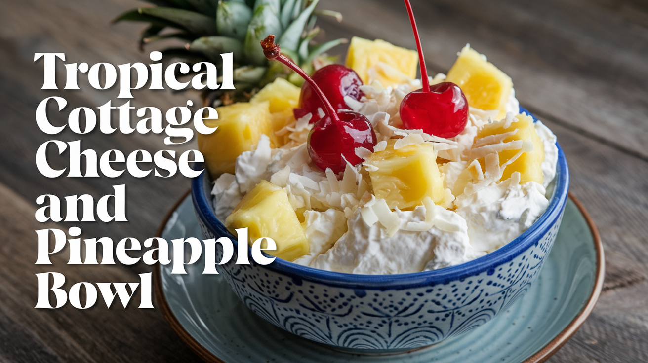 Tropical Cottage Cheese and Pineapple Bowl