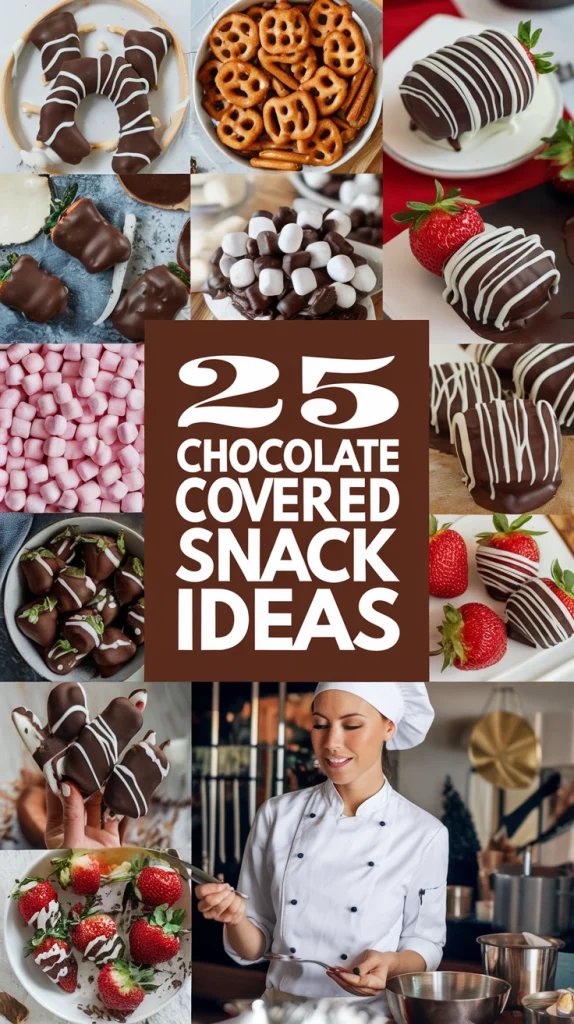 Chocolate-covered snacks are a delightful treat that can satisfy any sweet tooth and add a fun twist to your favorite nibbles. From fruits to crunchy bites, there are so many tasty options to choose from. Ready to mix up your snack game?