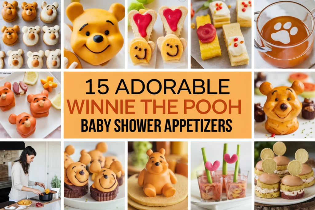 winnie the pooh baby shower appetizers