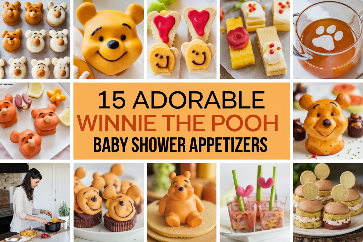 winnie the pooh baby shower appetizers