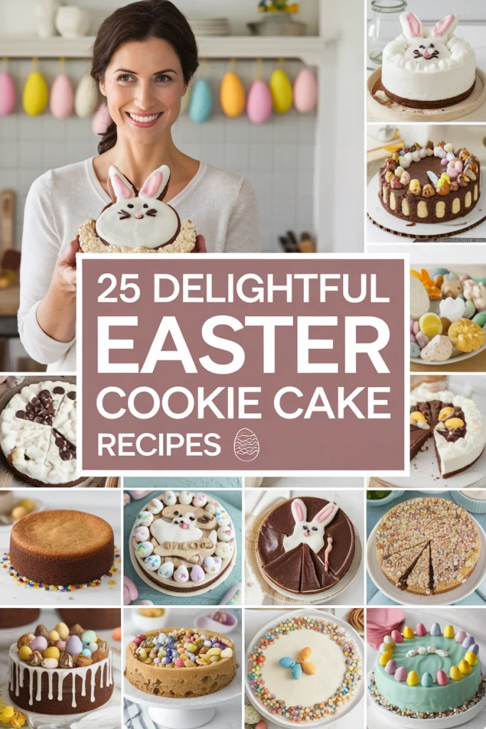 25 Delightful Easter Cookie Cake Recipes