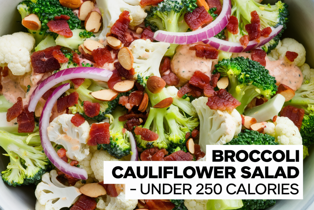 Broccoli Cauliflower Salad Recipe