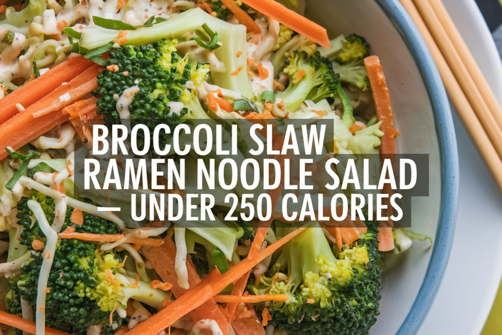 Broccoli Slaw Ramen Noodle Salad