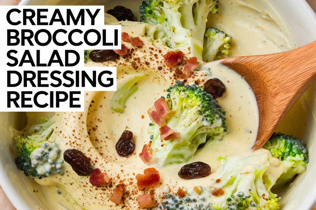 Creamy Broccoli Salad Dressing Recipe