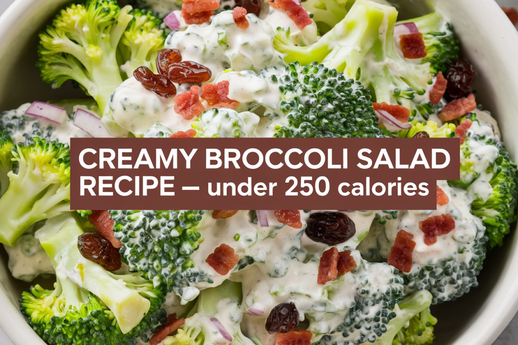Creamy Broccoli Salad Recipe