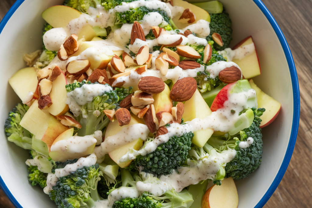Imagine biting into a crunchy apple salad that combines the vibrant textures of fresh broccoli, sweet apples, and crunchy pecans. This broccoli apple pecan salad elevates the classic broccoli salad and fits seamlessly into any healthy eating plan. Whether you’re preparing for a family gathering or enjoying a wholesome meal at home, this apple broccoli salad recipe is a winner.