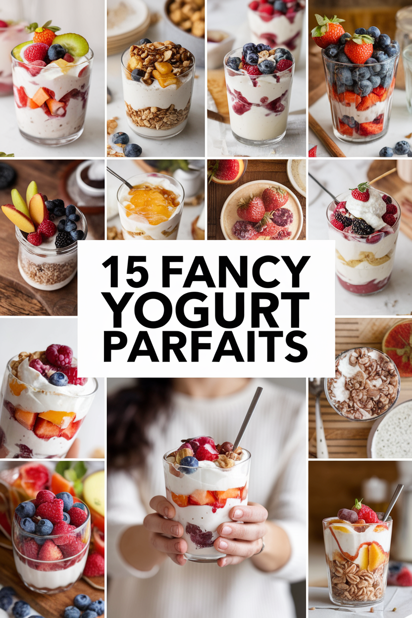 Fancy Yogurt Parfaits