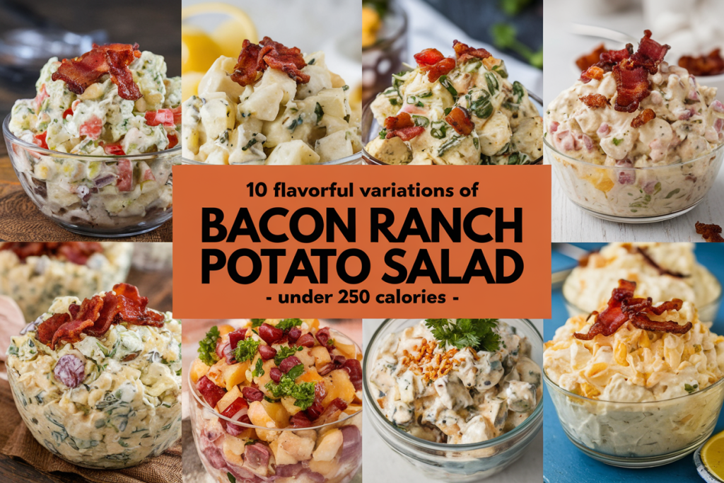 Bacon Ranch Potato Salad Variations