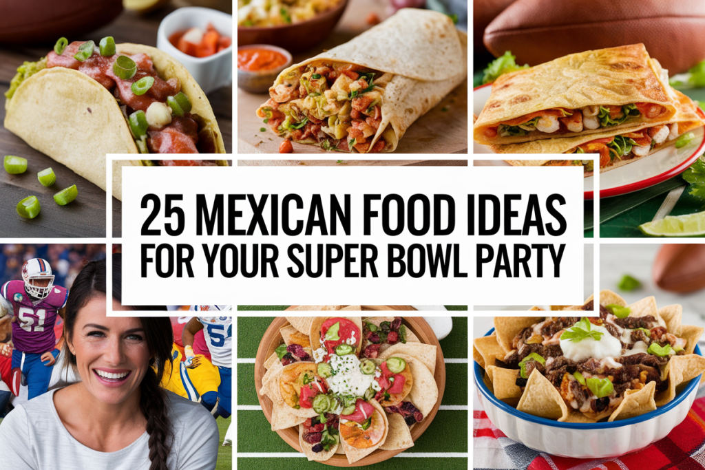 Mexican Food Ideas for Your Super Bowl Party