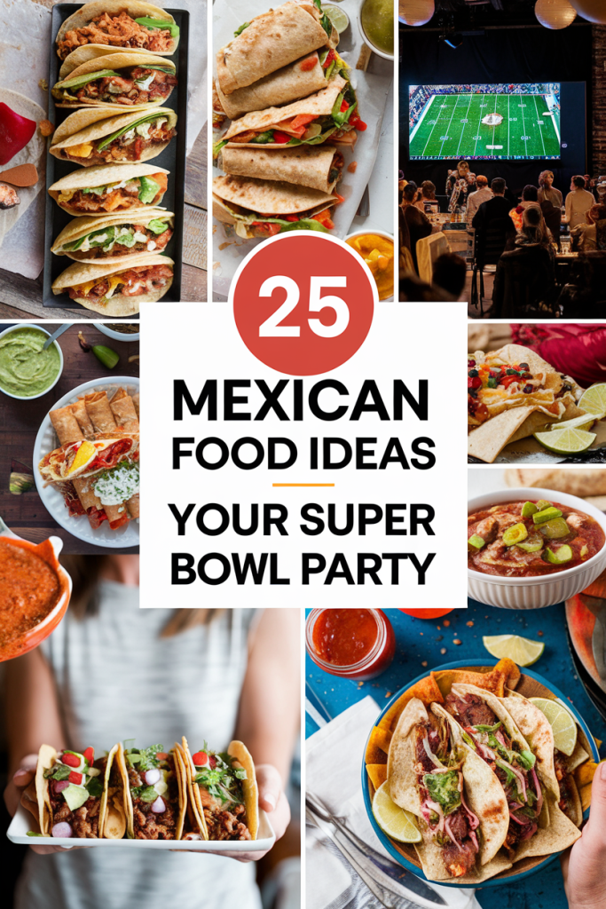 Mexican Food Ideas for Your Super Bowl Party