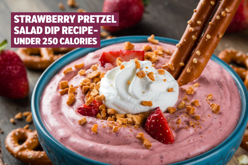 Strawberry Pretzel Salad Dip Recipe