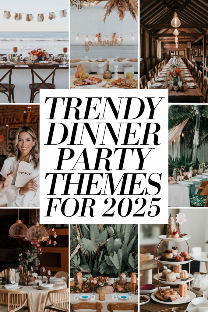 Trendy Dinner Party Themes for 2025