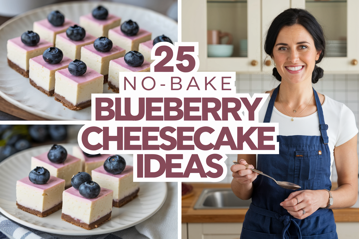 25 Irresistible No Bake Blueberry Cheesecake Recipes