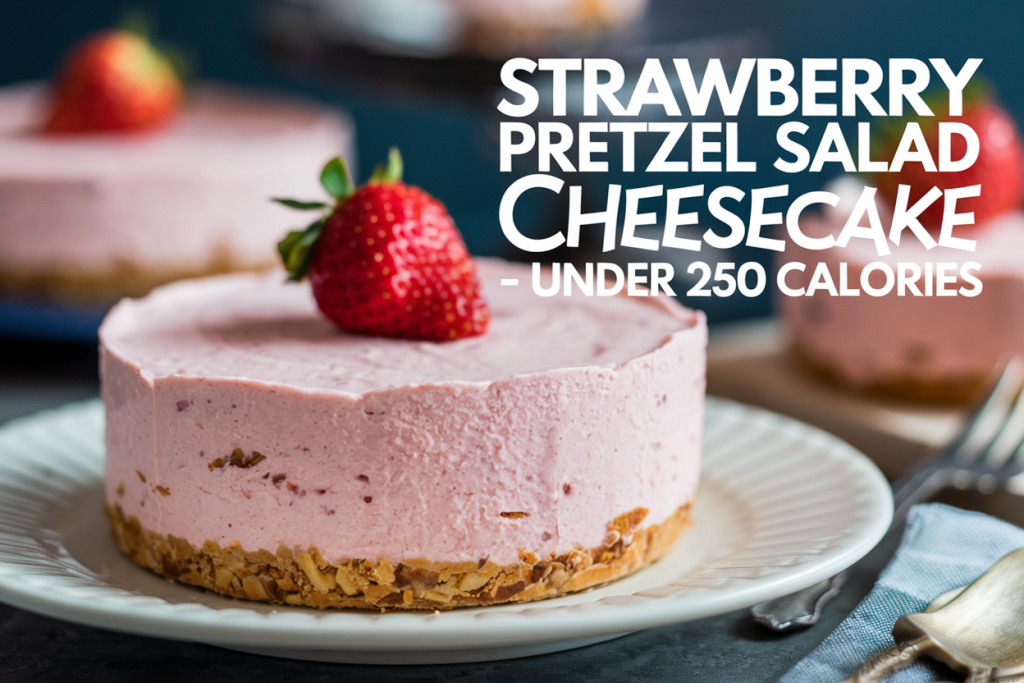 Strawberry Pretzel Salad Cheesecake