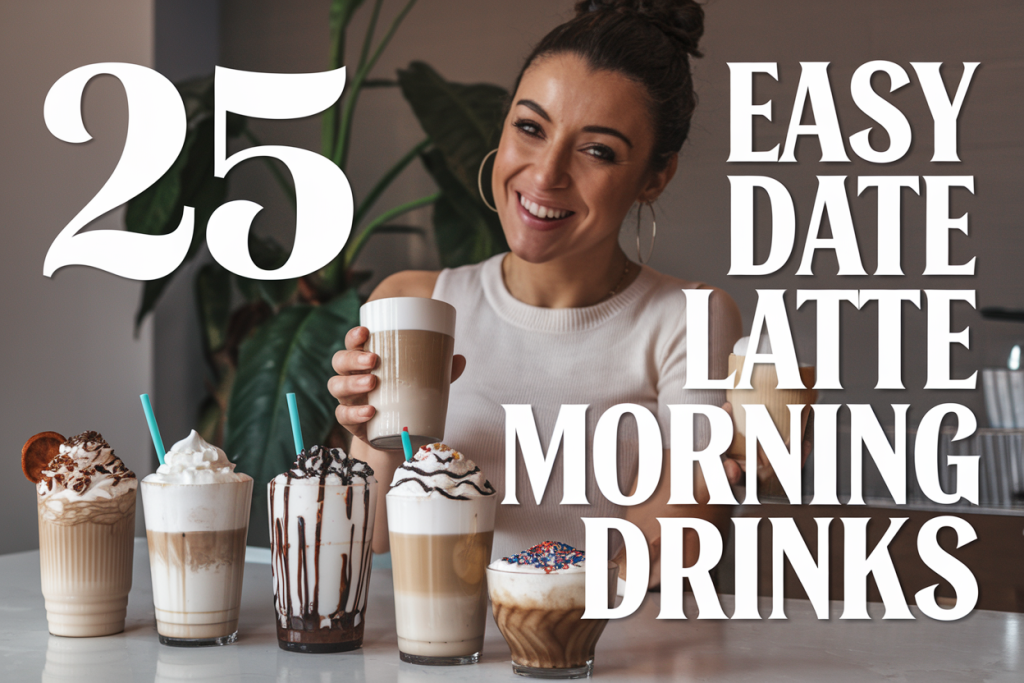 Easy Date Latte Morning Drink