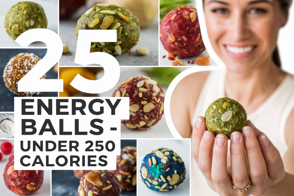 Easy Energy Balls Under 250 Calories