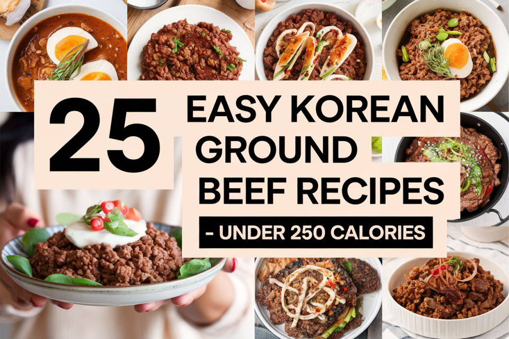 Easy Korean Ground Beef Recipes