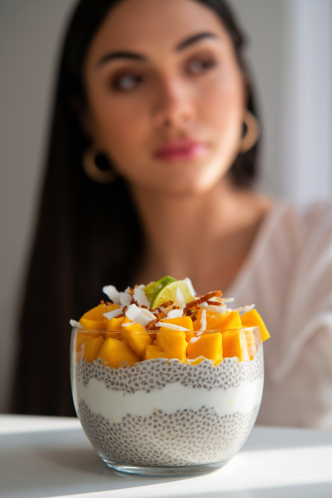 Mango & Chia Seed Greek Yogurt Bowl