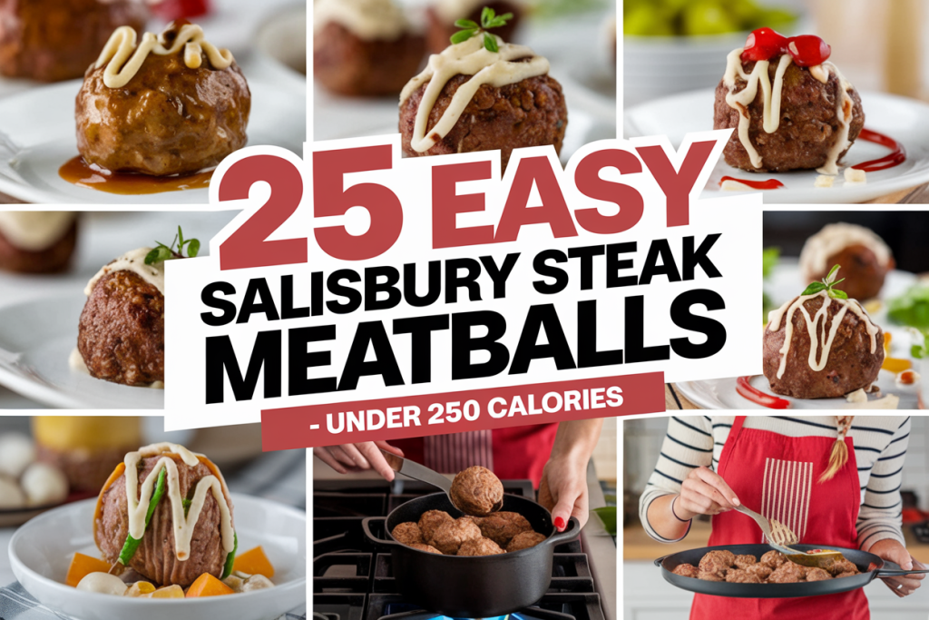 Salisbury Steak Meatballs